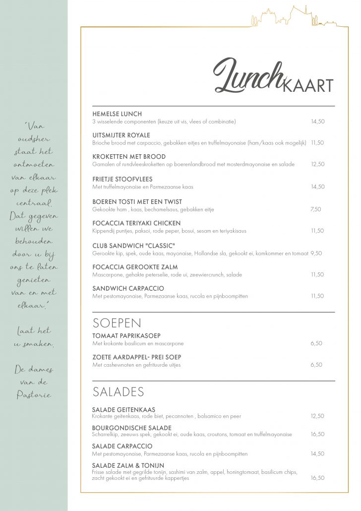 lunchkaart herfst 2020